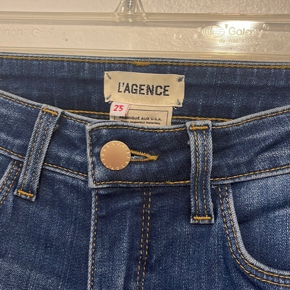 L’agence High Rise Margot skinny in Neptune 25 Y2K 90s - Picture 7 of 11